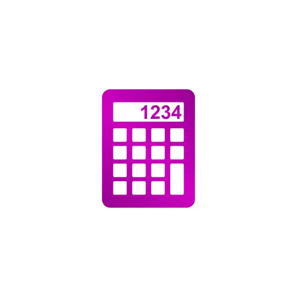 Ikona kalkulačky. styl plochého návrhu. — Stockový vektor