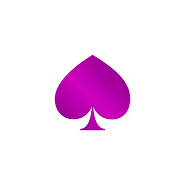 Poker simgesi. Düz