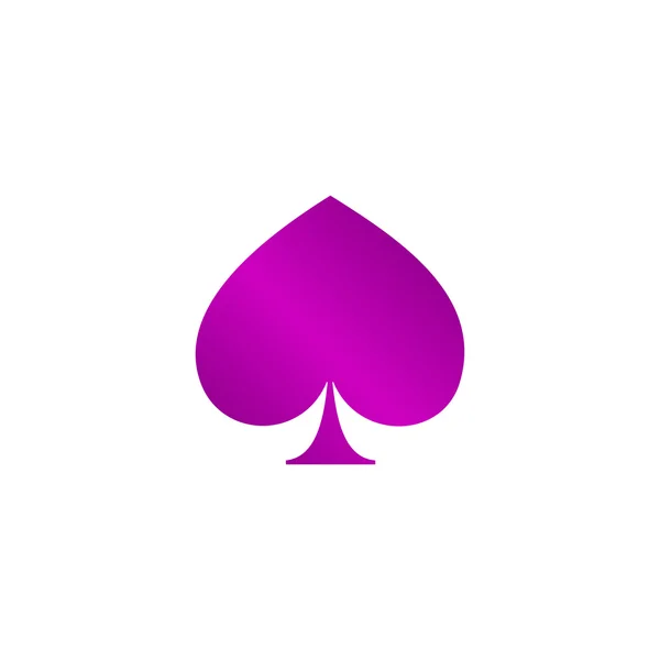 Икона покера Плоская квартира — стоковый вектор