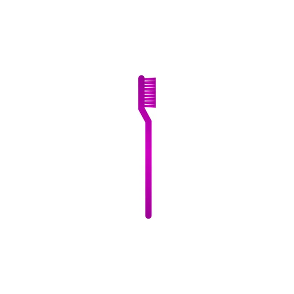 Οδοντόβουρτσα εικονίδιο. Επίπεδη στυλ μοντέρνο σχεδιασμό — Διανυσματικό Αρχείο