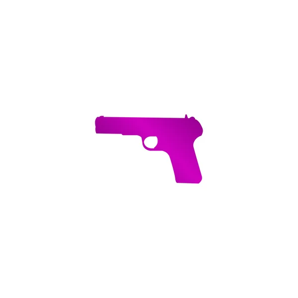 Icono de pistola. Ilustración del concepto vectorial para el diseño — Archivo Imágenes Vectoriales