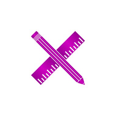 Cetvel simgesi olan kalem