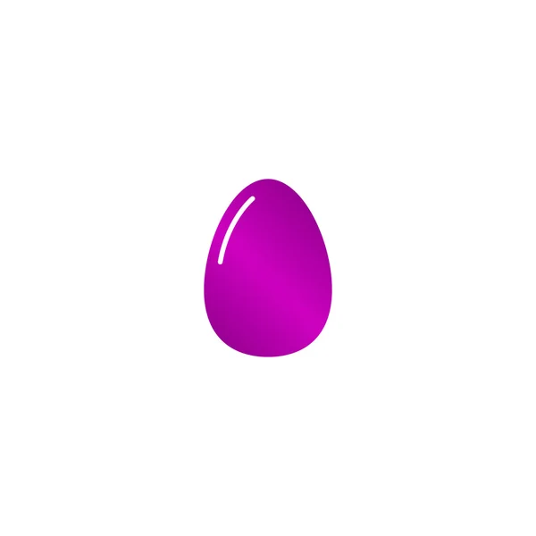 Egg Icon. Flat design style. — Stock Vector