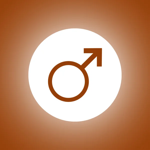 Male sign icon. — Stock Vector