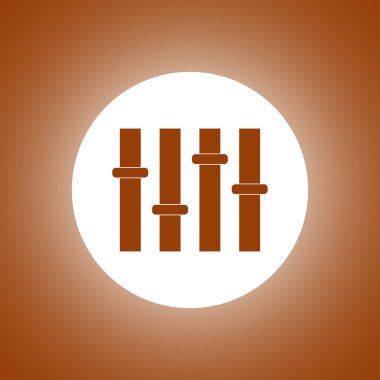 Equalizer'ı simgesi. düz