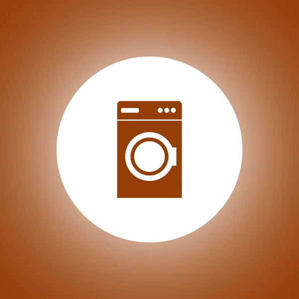 Значок стиральной машины — стоковый вектор
