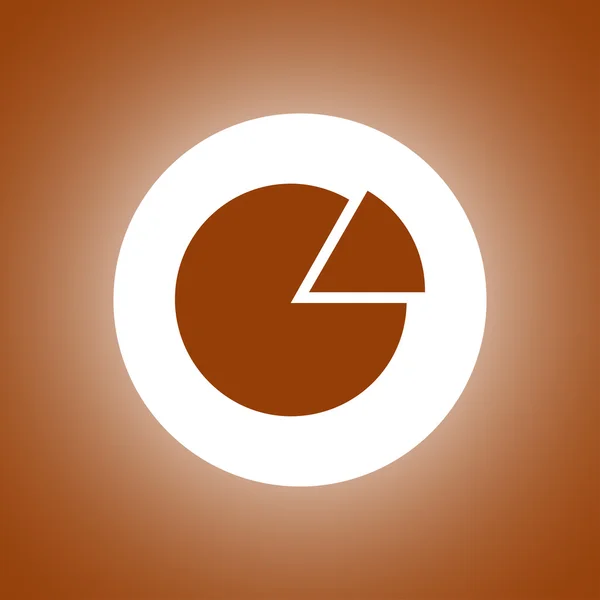Icono web de diagrama circular — Archivo Imágenes Vectoriales