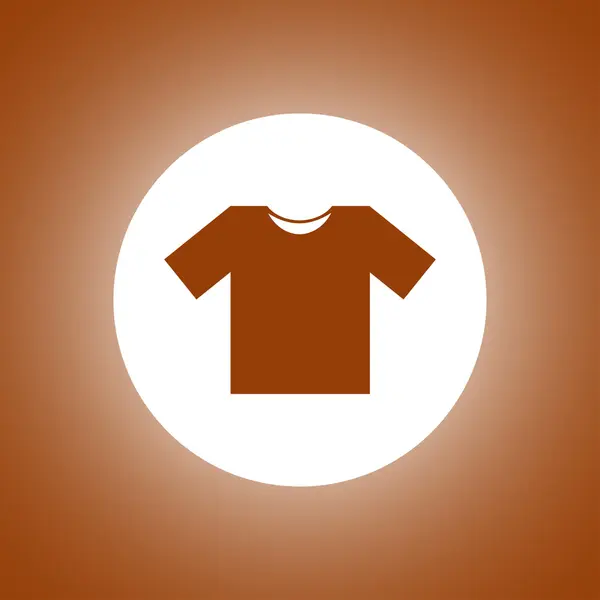 Icône de t-shirt, illustration vectorielle . — Image vectorielle