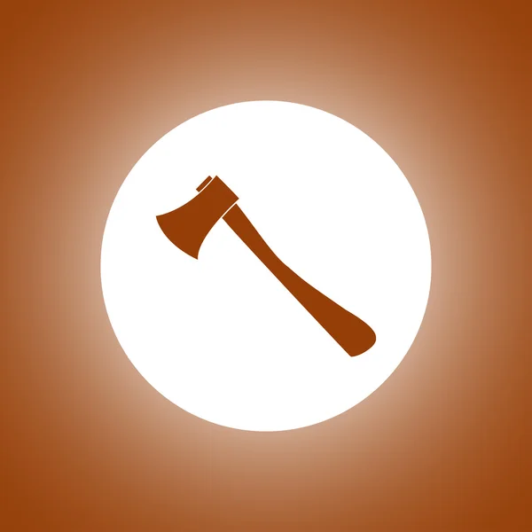 The ax icon. Axe symbol. — Stock Vector