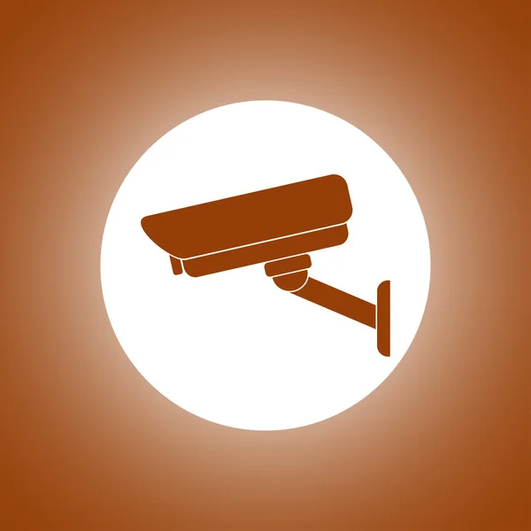 Illustration vectorielle silhouette des caméras de surveillance . — Image vectorielle