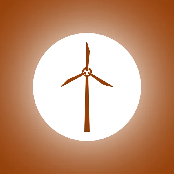Wind turbine icon — Stock Vector