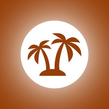 Palm simgesi. Vektör Eps 10