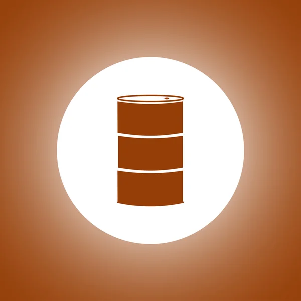 Icono simple barriles de petróleo . — Archivo Imágenes Vectoriales