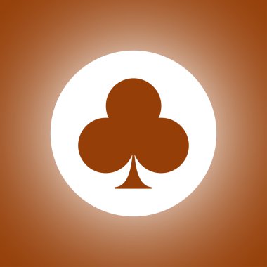 Poker simgesi. Düz