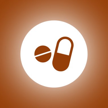 Kapsül Vektör Simgesi