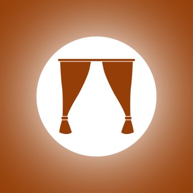 Perde vektör simgesi