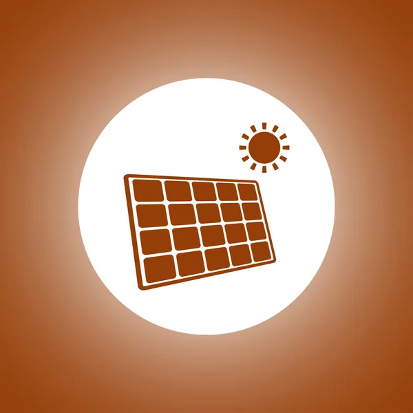 Energii słonecznej panelu. Nowocześnie urządzony. — Wektor stockowy