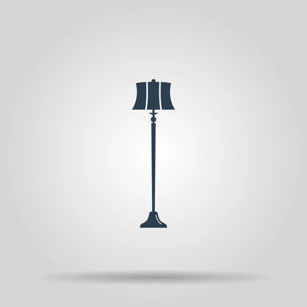 Illustratie van vloerlamp. — Stockvector