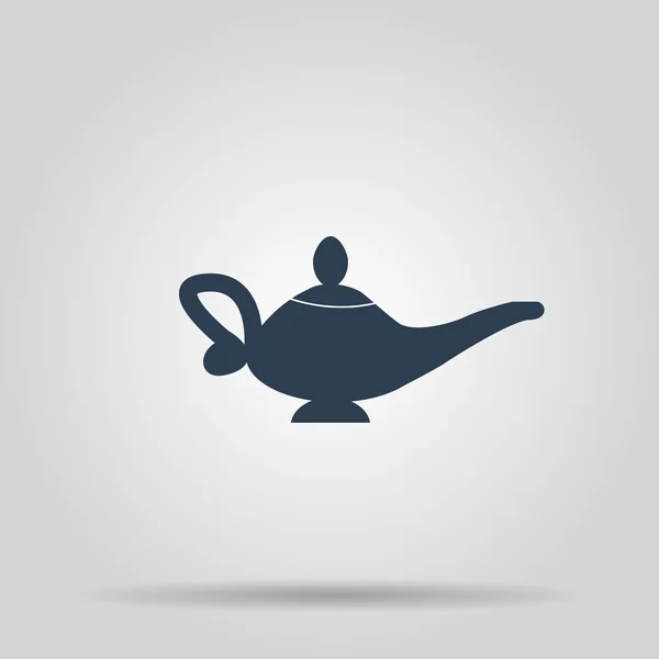 Magic lamp Icon. Concept illustration for design — Stock Vector