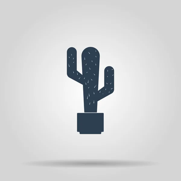 Cactus pictogram. Vectorillustratie concept voor ontwerp — Stockvector