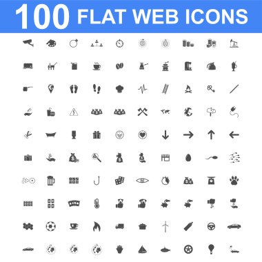 Icon set, evrensel Web sitesi, inşaat, sanayi, iş, sağlık, sağlıklı ve ekoloji simgeler.