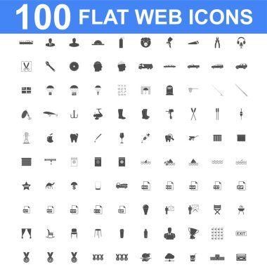 Icon set, evrensel Web sitesi, inşaat, sanayi, iş, sağlık, sağlıklı ve ekoloji simgeler.