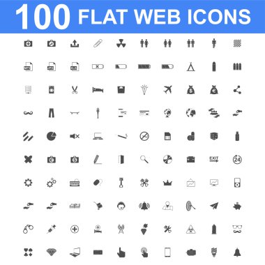 Icon set, evrensel Web sitesi, inşaat, sanayi, iş, sağlık, sağlıklı ve ekoloji simgeler.