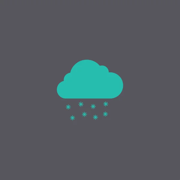 Felhő eső ikon — Stock Vector