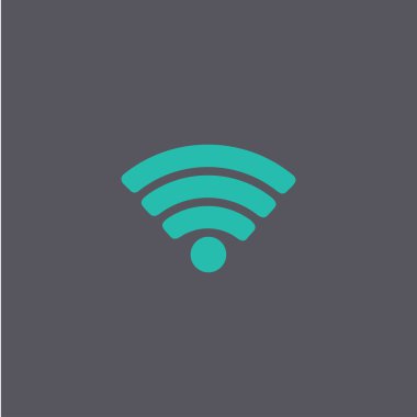vektör wi-fi ağ simgesini