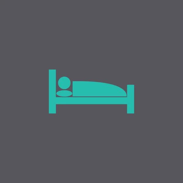 Symbole du sommeil. Style design plat . — Image vectorielle