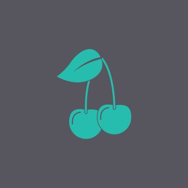 Kiraz - vektör simgesi