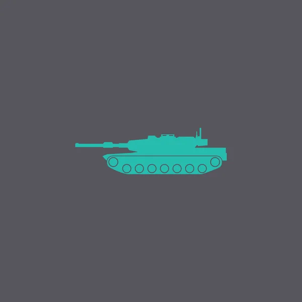 Tank-ikonen. Vektor konceptet illustration för design — Stock vektor