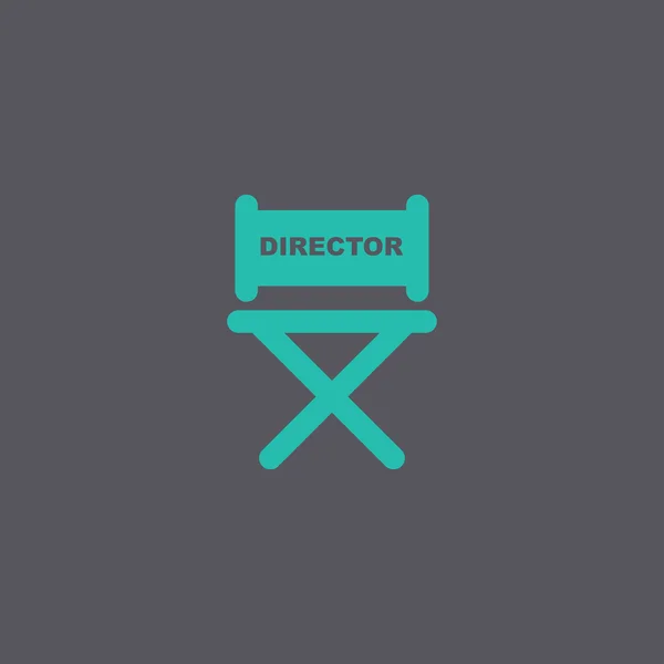 Directeur stoel pictogram — Stockvector