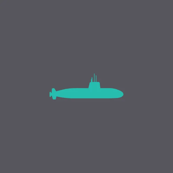 Einfaches Symbol-U-Boot. — Stockvektor