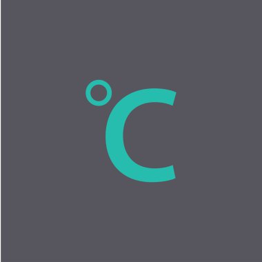 Celsius vektör simgesi