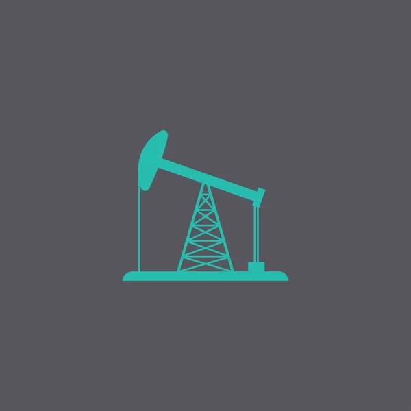 Icona della piattaforma petrolifera — Vettoriale Stock