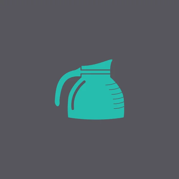 Vector kettle icon — Stock Vector