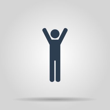 İnsanlar simgesi. Vektör konsept illüstrasyon tasarımı için