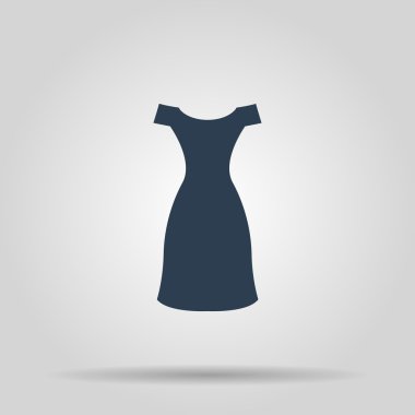 Elbise vektör simgesi.