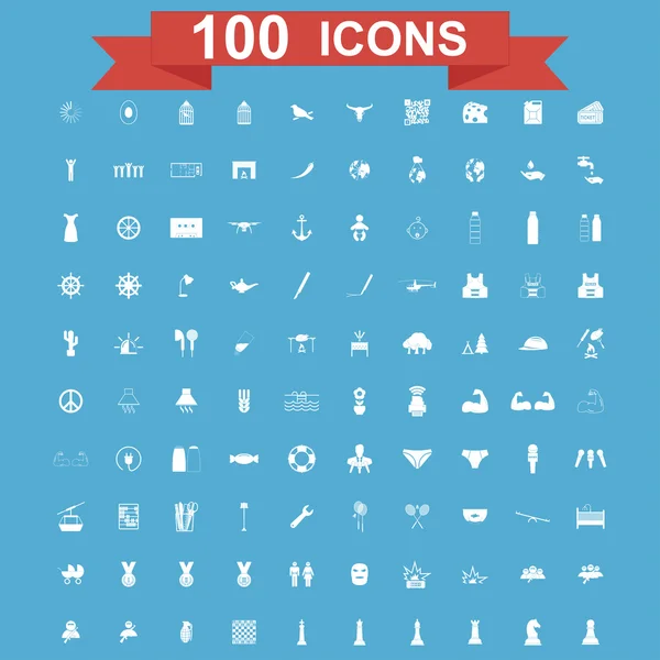 Conjunto de iconos, Sitio web universal, Construcción, industria, Negocio, Iconos médicos, saludables y ecológicos . — Vector de stock