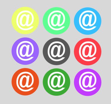 Vektör e- posta simgesi