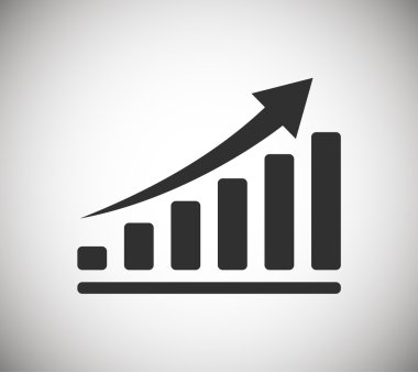 siyah vektör ekonomik simgeler kümesi