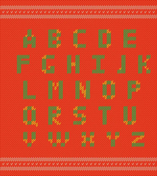 Stitches Patchwork Font, Vector colorido Motley Alphabet para o seu design e texto — Vetor de Stock