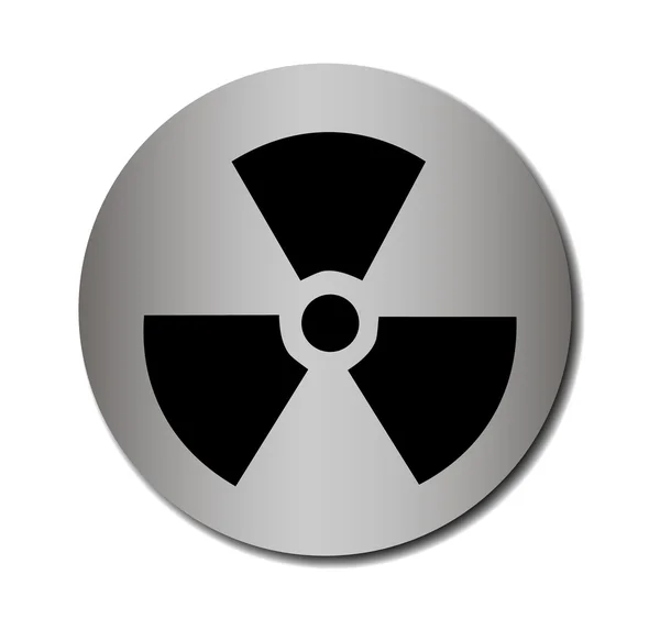 Vector nuclear sign or icon — Stock Vector