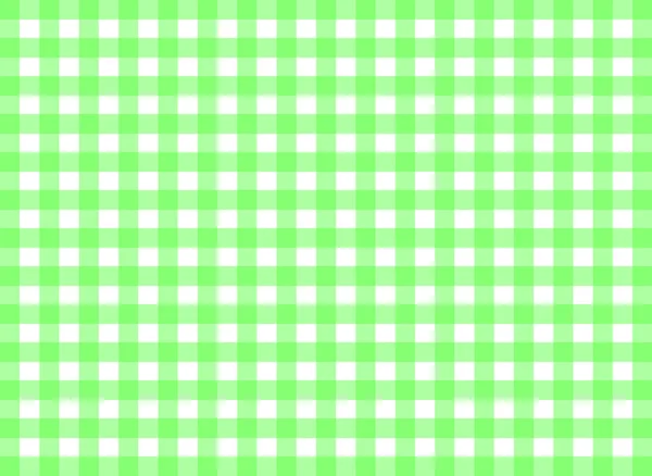 Easy tilable green gingham repeat pattern — Stock Vector