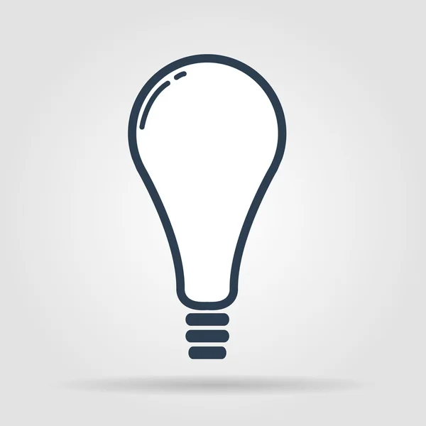 Vector Lightbulb Icon — Stock Vector