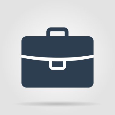 Evrak çantası ikonu, vektör illüstrasyonu. düz tasarım biçimi