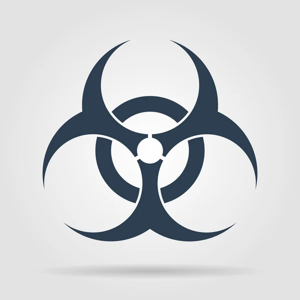 Bio Hazard Symbol - Vektor Web Illustration, einfach in jeden Hintergrund einfügen — Stockvektor