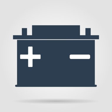 Araba akü vektör simgesi