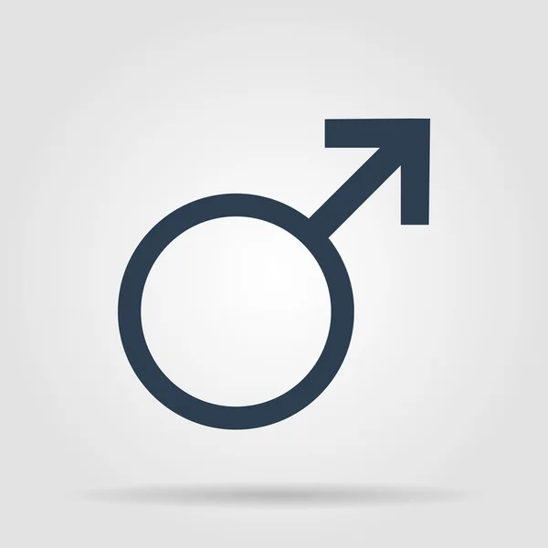 Male sign icon. — Stock Vector